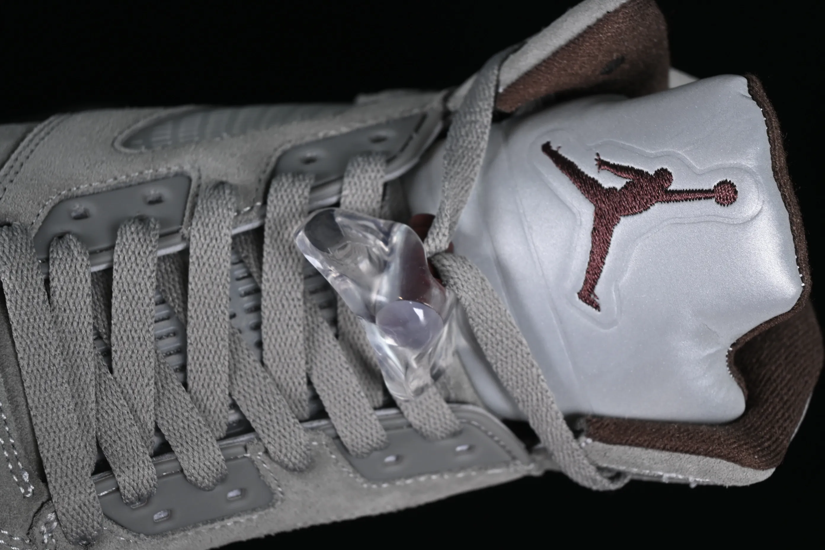 All categories Air Jordan Jordan series basketball shoes Air Jordan 5 A Ma Maniére x Air Jordan 5 "Light Bone" AJ5 Joe 5 white gray FD1330-006